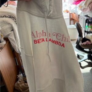 Vintage White Alpha Chi Beta Lambda Skirt